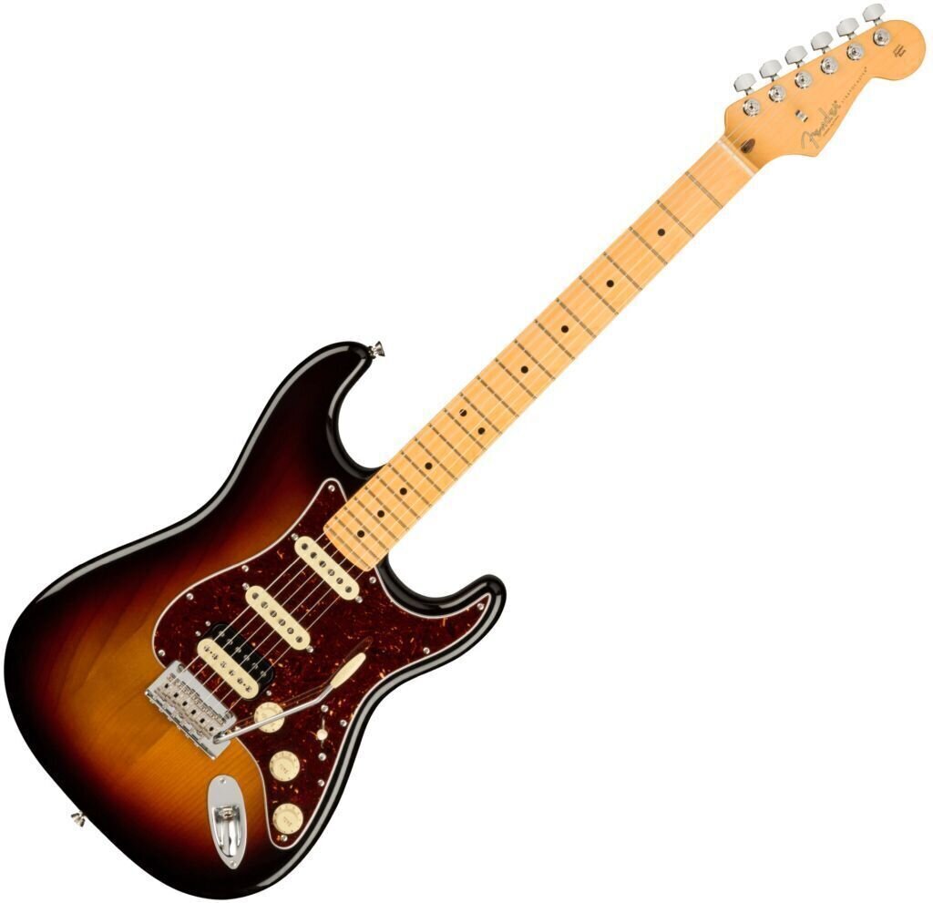 Sähkökitara Fender American Professional II Stratocaster MN HSS 3-Tone Sunburst