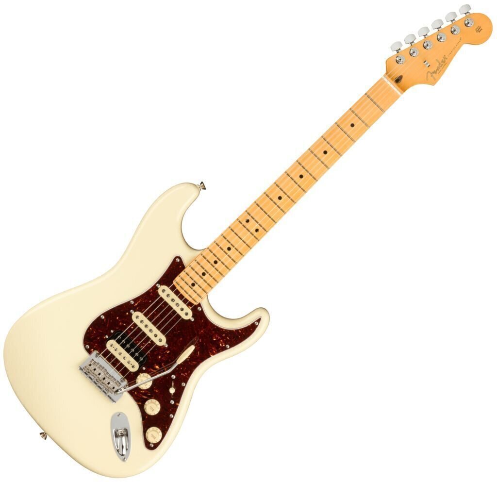 Guitare électrique Fender American Professional II Stratocaster MN HSS Olympic White