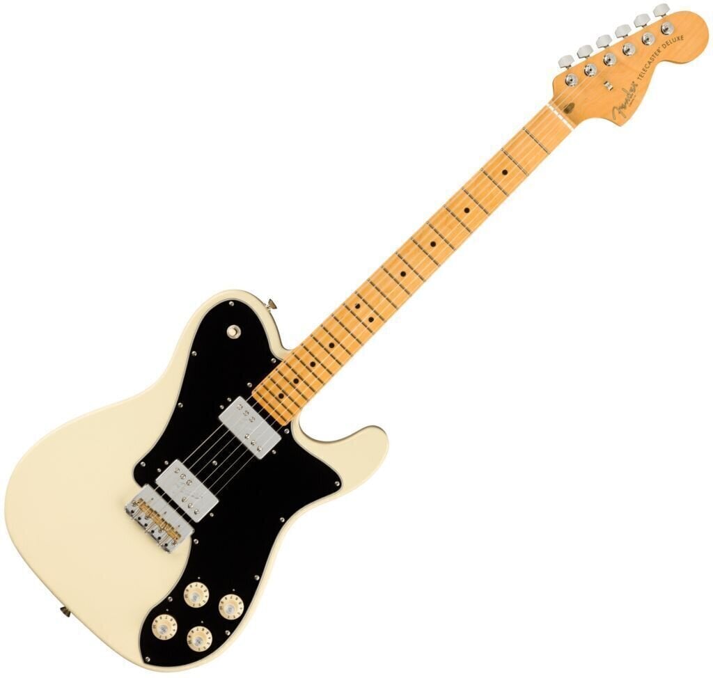 Електрическа китара Fender American Professional II Telecaster Deluxe MN Olympic White