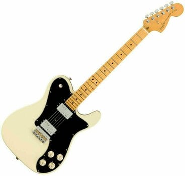 Electric guitar Fender American Professional II Telecaster Deluxe MN Olympic White - 1