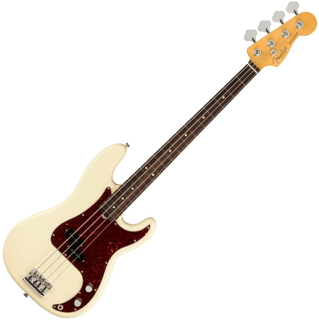 Baixo de 4 cordas Fender American Professional II Precision Bass RW Olympic White