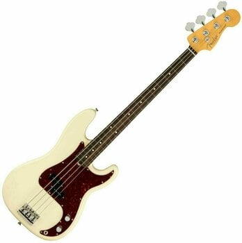 Bajo de 4 cuerdas Fender American Professional II Precision Bass RW Olympic White - 1