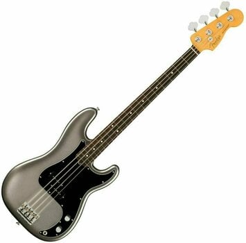 Baixo de 4 cordas Fender American Professional II Precision Bass RW Mercury - 1