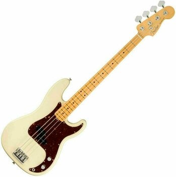 E-Bass Fender American Professional II Precision Bass MN Olympic White - 1