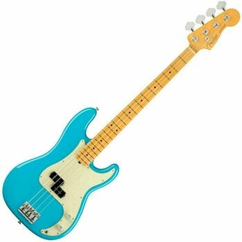 Bas electric Fender American Professional II Precision Bass MN Albastru Miami - 1