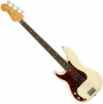 Basse électrique Fender American Professional II Precision Bass RW LH Olympic White - 1