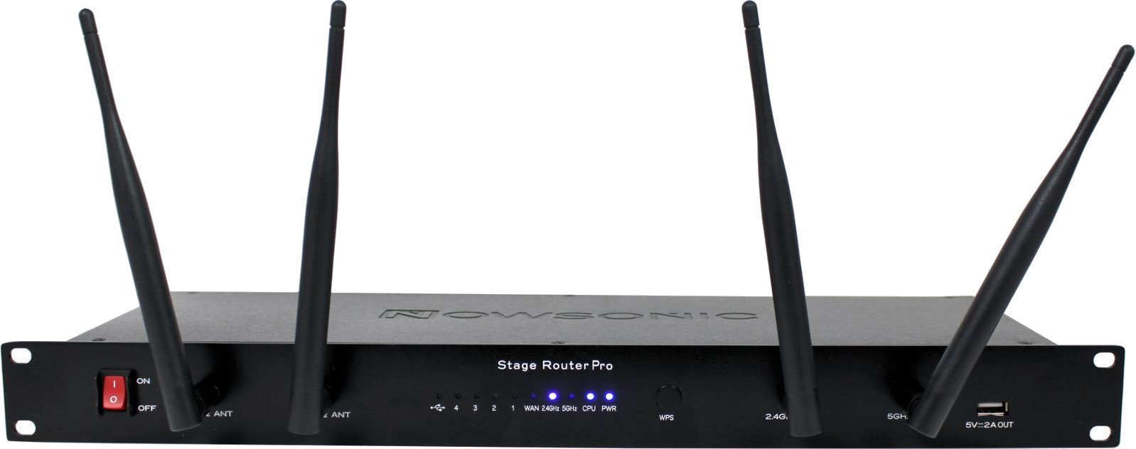 Antenneverdeler voor draadloze systemen Nowsonic Stage Router Pro