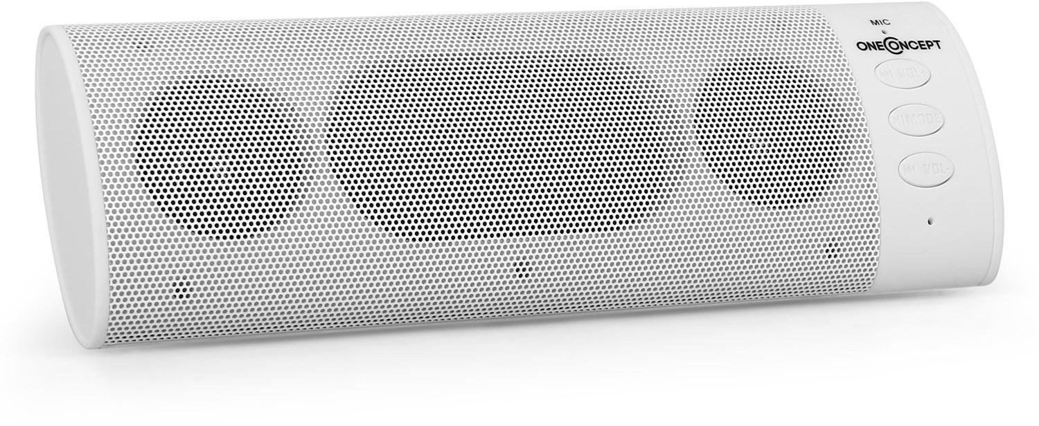 portable Speaker OneConcept JamBar BT120 White