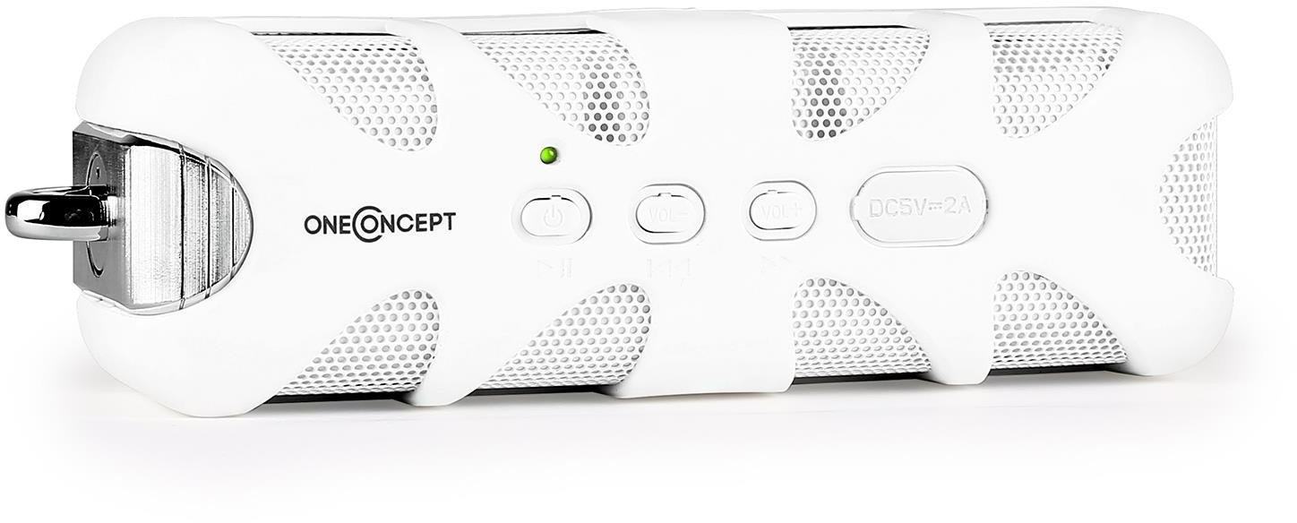 Nešiojamasis garsiakalbis OneConcept White Know