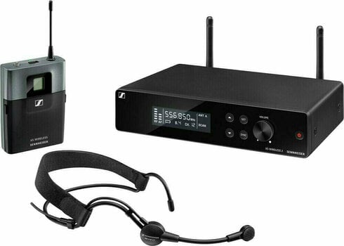 Draadloos Headset-systeem Sennheiser XSW 2-ME3 A: 548-572 MHz - 1