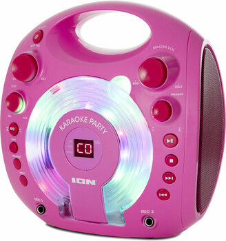 Karaokejärjestelmä ION Karaoke Party Karaokejärjestelmä Pink - 1