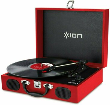 Gramofon ION Vinyl Transport Red - 1
