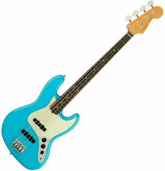 Basse électrique Fender American Professional II Jazz Bass RW Miami Blue - 1