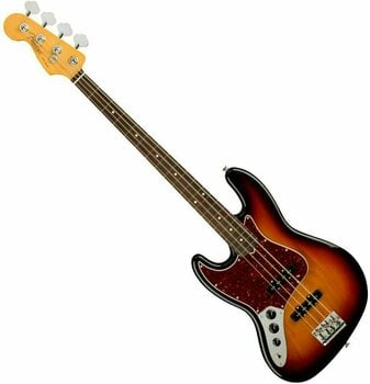 4-strängad basgitarr Fender American Professional II Jazz Bass RW LH 3-Color Sunburst - 1