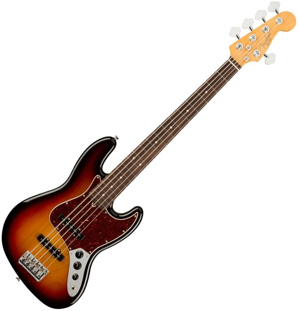 5-strunná baskytara Fender American Professional II Jazz Bass V RW 3-Color Sunburst