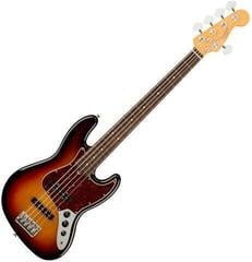 Baixo de 5 cordas Fender American Professional II Jazz Bass V RW 3-Color Sunburst Baixo de 5 cordas (Tao bons como novos)
