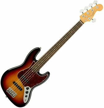 5-string Bassguitar Fender American Professional II Jazz Bass V RW 3-Color Sunburst - 1