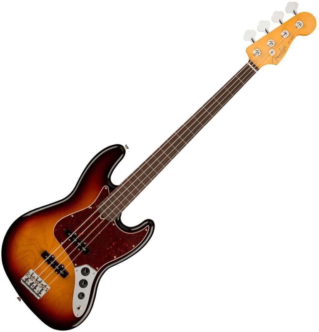 Bas gitare bez pragova Fender American Professional II Jazz Bass RW FL 3-Tone Sunburst