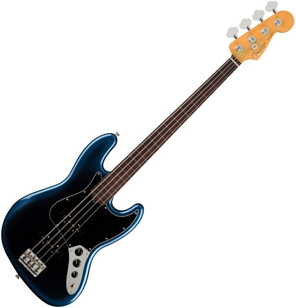 Fretless bas kitare Fender American Professional II Jazz Bass RW FL Dark Night