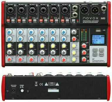 Table de mixage analogique Novox M8 MK II - 1