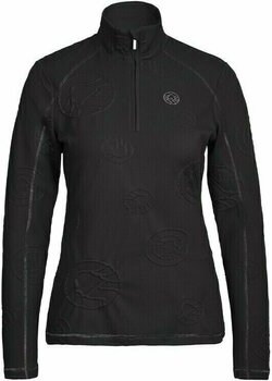 T-shirt/casaco com capuz para esqui Sportalm Bergy Black 38 Hoodie - 1