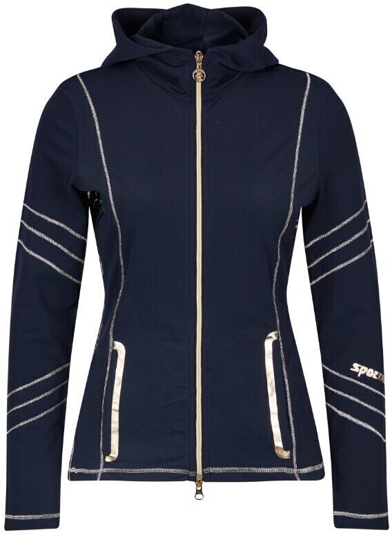 T-shirt/casaco com capuz para esqui Sportalm Nanaimo Deep Water/Gold 40 Ponte