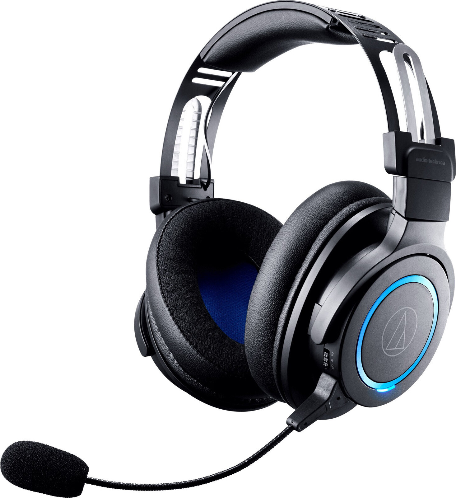 PC-kuulokkeet Audio-Technica ATH-G1WL Musta-Sininen PC-kuulokkeet