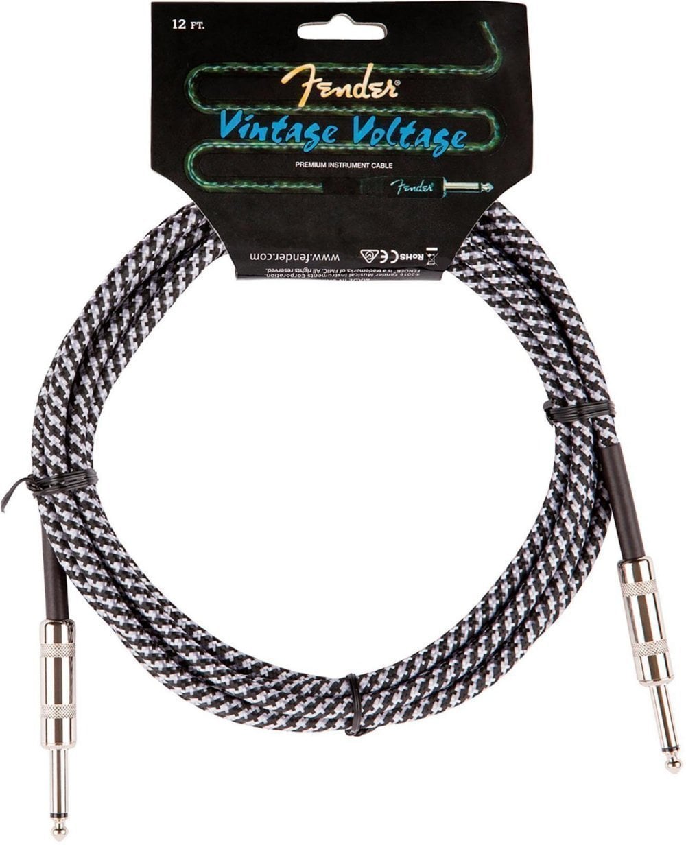 Kabel instrumentalny Fender Vintage Voltage 12´S/S Grey T