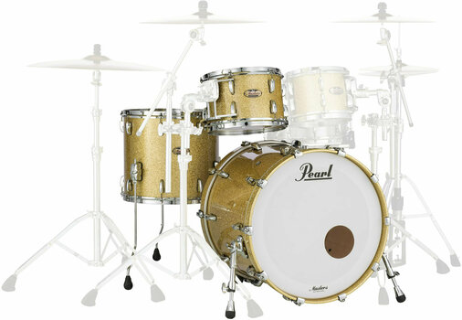 Акустични барабани-комплект Pearl MRV943XEP-C347 Masters Maple Reserve Bombay Gold Sparkle - 1