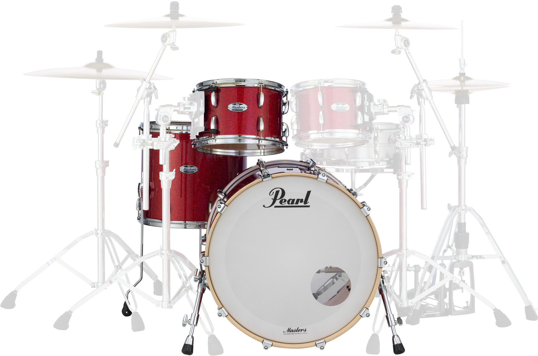 Trumset Pearl MCT943XEP-C319 Masters Complete Inferno Red Sparkle