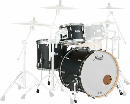 Akustik-Drumset Pearl MCT943XEP-C339 Masters Complete Matte Caviar Black - 1
