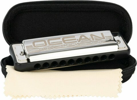 Diatonic harmonica Cascha HH-2328 Ocean Rock D BK - 1