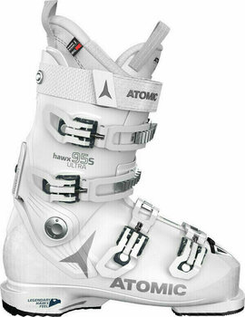 Обувки за ски спускане Atomic Hawx Ultra W White/Silver/Dark Blue 24/24,5 Обувки за ски спускане - 1