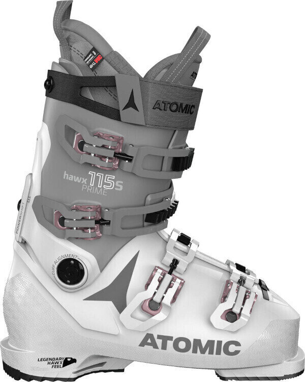 Zjazdové lyžiarky Atomic Hawx Prime W Light Grey/Dark Grey 24/24,5 Zjazdové lyžiarky