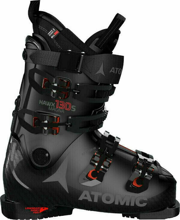 スキー 26-26.5cm atomic hawx magna 130 S Atomic Hawx Magna Black/Red 26/26,5 Alpine Ski Boots - Muziker