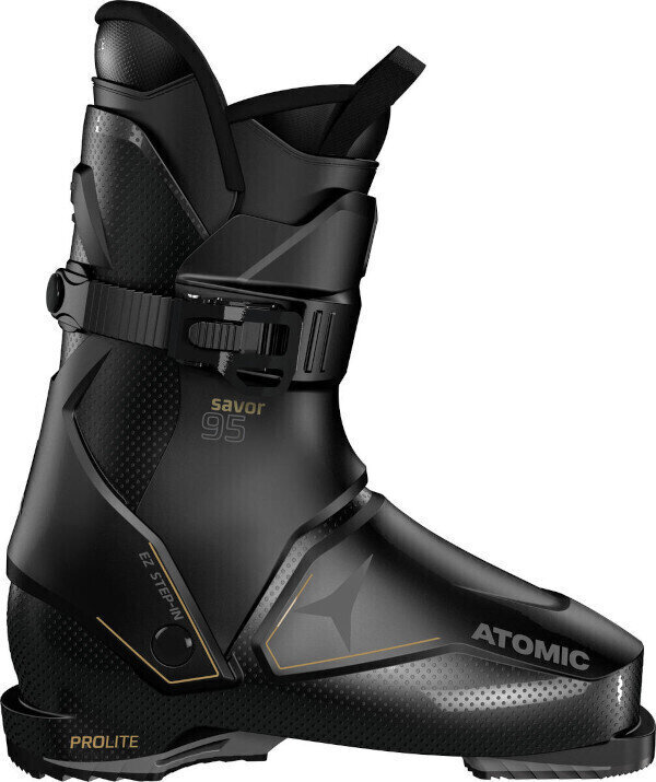 Chaussures de ski alpin Atomic Savor Black/Gold 24/24,5 Chaussures de ski alpin