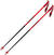 Bastões de esqui Atomic Redster RS Red/Black 125 cm Bastões de esqui