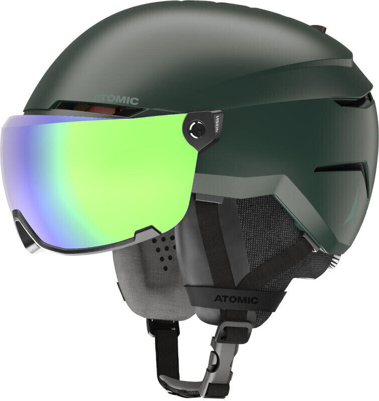 Ski Helmet Atomic Savor Visor Dark Green M (55-59 cm) Ski Helmet