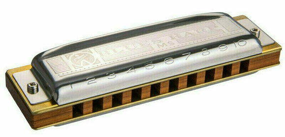 Diatonic harmonica Hohner Blues Harp MS A - 1