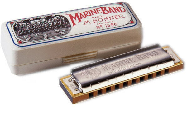 Diatonic harmonica Hohner Marine Band 1896 Classic A