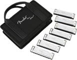 Fender Blues Deluxe 7 Pack Bb-C-F-D-A-E-G Diatonická ústna harmonika (Ako nové)