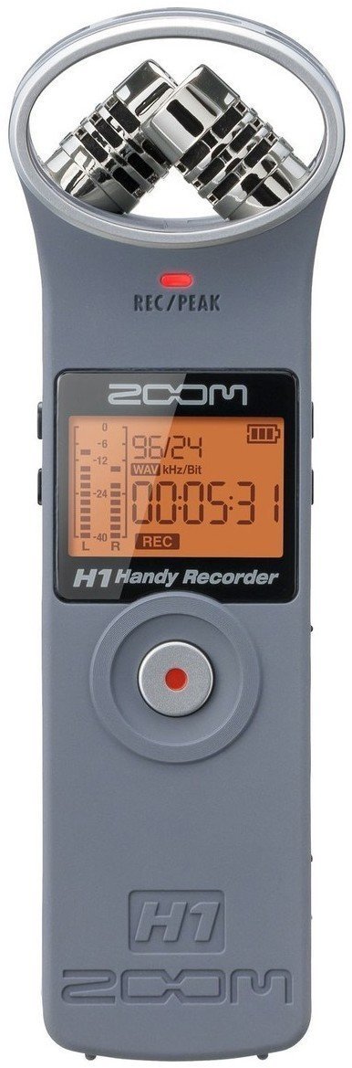 Mobile Recorder Zoom H1 Matte Grey Handy Recorder