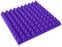 Panneau de mousse absorbant Mega Acoustic PA-PMP5-V-50x50x5 Violet Panneau de mousse absorbant