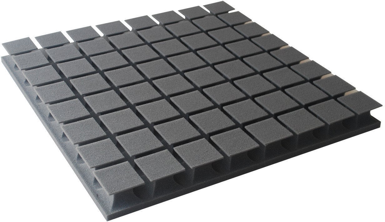 Absorbent Schaumstoffplatte Mega Acoustic PA-PM8K-DG-60x60x6 Dark Grey