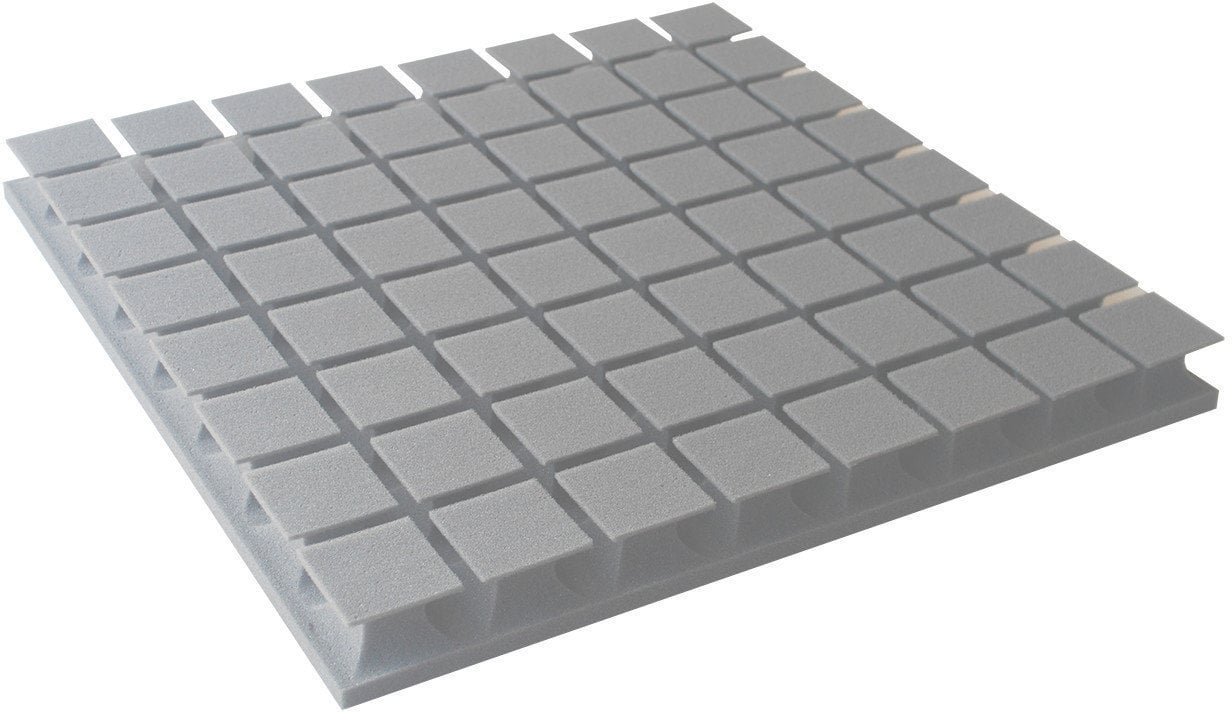Absorbent foam panel Mega Acoustic PA-PM8K-LG-60x60x6 Light Grey