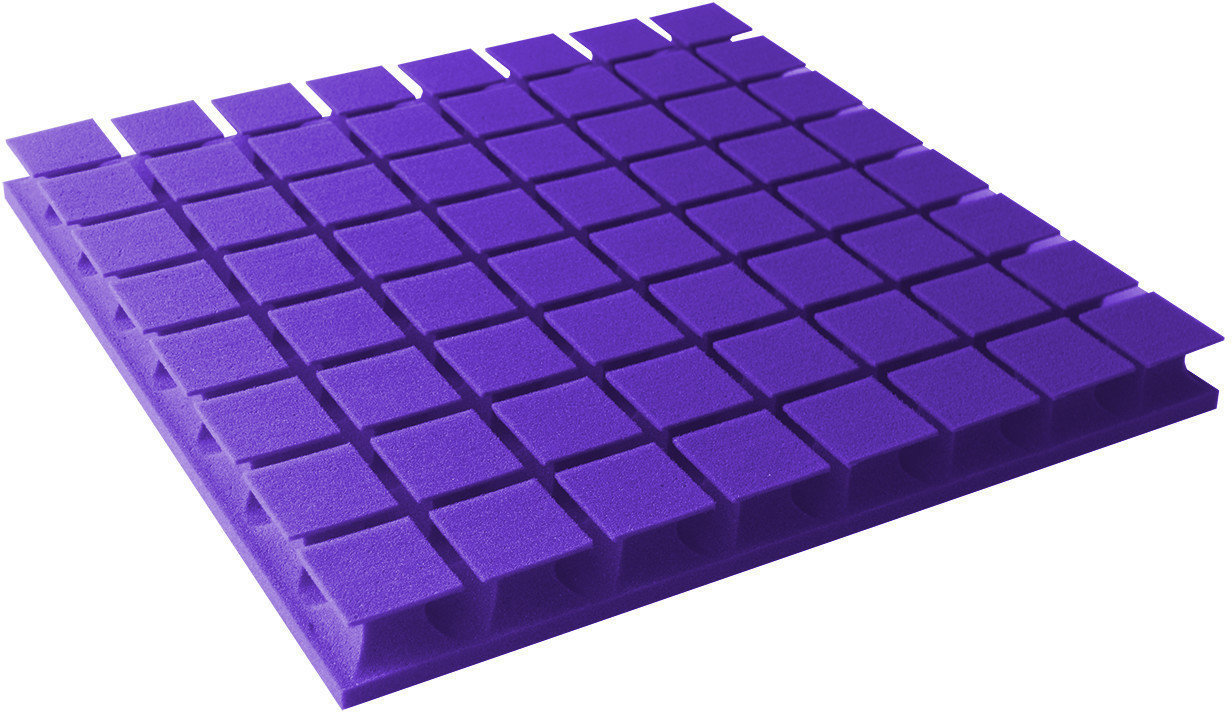 Absorbent foam panel Mega Acoustic PA-PM8K-V-60x60x6 Violet