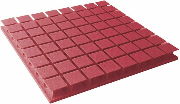 Absorbent foam panel Mega Acoustic PA-PM8K-R-60x60x6 Brick - 1
