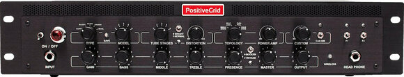 Amplificador de modelação para guitarra Positive Grid BIAS Rack Processor - 1