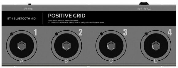 Pédalier pour ampli guitare Positive Grid BT-4 Bluetooth MIDI - 1