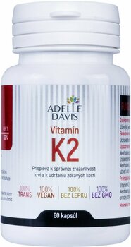 Vitamine K Adelle Davis Vitamin K2 (MK-7) 60 Capsules Vitamine K - 1